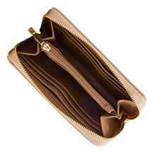 "As Is" Anne Klein Solid Zip Around Wallet