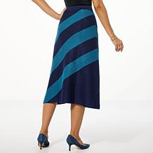 "As Is" Antthony Jacquard Sweater Knit Midi Skirt