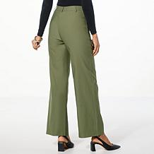 "As Is" Antthony Modern Essential Wide-Leg Pull-On Trouser