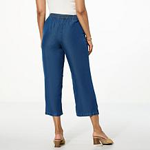 "As Is" Antthony Soft Denim Pull-On Capri