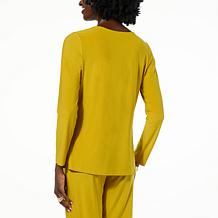 "As Is" Antthony Studio Knit Long-Sleeve Soutache Top