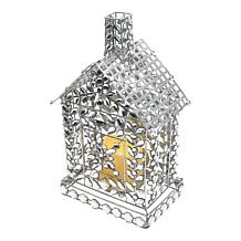 "As Is" august & leo 12.5" Jeweled House with LED Candle