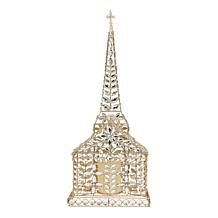 "As Is" august & leo 24.5" Jeweled Church with LED Candle