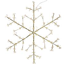 "As Is" august & leo 43” Jeweled LED Hanging Snowflake