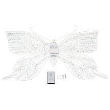 "As Is" august & leo Acrylic Jewel Butterfly Wall Light with Timer