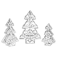 "As Is" august & leo Jeweled Tree Décor 3-piece Set with Gift Boxes