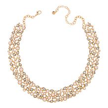 "As Is" BAUBLEBAR Simulated Pearl and Clear Stone Choker Necklace