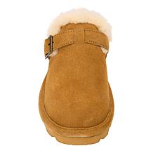 "As Is" BEARPAW® Jillian Suede Mule with Rain and Stain Repellent