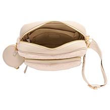 "As Is" BEARPAW® Plushy Faux Fur Crossbody Camera Bag