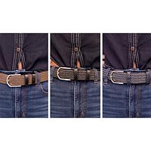 "As Is" Bell & Howell 3-pack Stretch Belt Set
