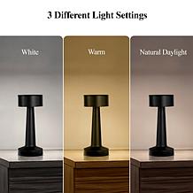 "As Is" Bell + Howell 2-pack Chelsea Deluxe Rechargeable Touch Lamp 