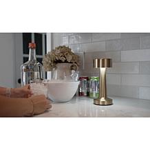 "As Is" Bell + Howell 2-pack Chelsea Deluxe Rechargeable Touch Lamp 