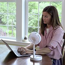 "As Is" Bell + Howell Foldaway Collapsible Fan - 2-pack