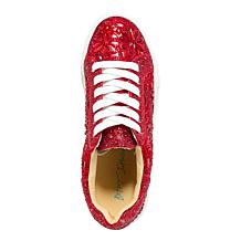 "As Is" Betsey Johnson Reily Rhinestone Platform Sneaker