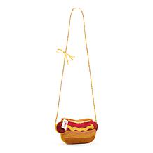 "As Is" Betsey Johnson Wiener Takes All Beaded Crossbody Bag