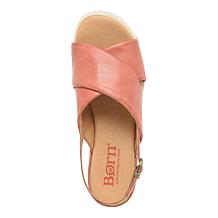 "As Is" Born Mia Leather Slingback Sandal