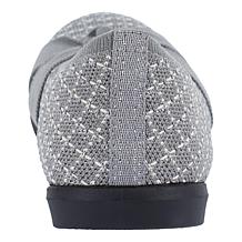 "As Is" BZees Kissed Plaid Knit Ballerina Flat