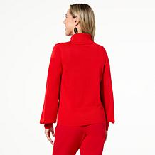 "As Is" C Wonder Button Collar Turtleneck Sweater