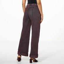 "As Is" C Wonder by Christian Siriano Cuffed Wide Leg Jean