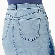 "As Is" C Wonder by Christian Siriano Denim Godet Skirt