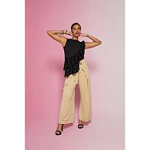 "As Is" C Wonder by Christian Siriano Overlap Wrap Front Pant