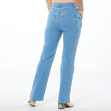 "As Is" C Wonder by Christian Siriano Runway Frayed Denim Bootcut Jean