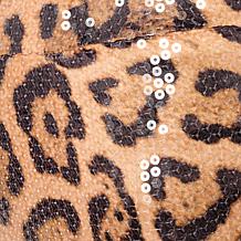 "As Is" C Wonder by Christian Siriano Runway Sequin Slim Flare Pant