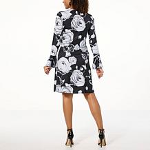 "As Is" C Wonder by Christian Siriano Travel Jersey Bell Cuff Dress