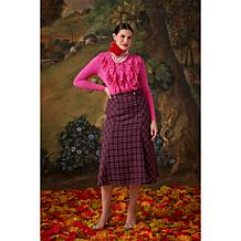 "As Is" C Wonder Luxury Yarn Ruffle Top