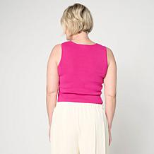 "As Is" C Wonder Square-Neck Sweater Knit Tank