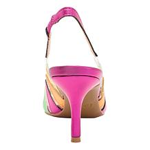 "As Is" Charles by Charles David Alon Clear Cut-Out Slingback Pump