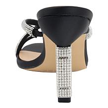 "As Is" Charles by Charles David Carolyn Strappy Rhinestone Dress S...