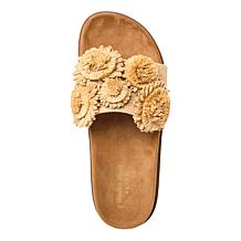 "As Is" Charles by Charles David Palms Pompom Slide Sandal