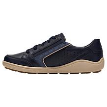 "As Is" Clarks Bryianne Dazz Leather Lace-Up Sneakers