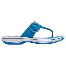 "As Is" Clarks Cloudsteppers® Breeze Cove Toe Post Sandal
