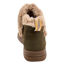 "As Is" Clarks Cloudsteppers Breeze Faux Fur Ankle Bootie