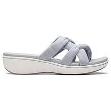 "As Is" Clarks Cloudsteppers BreezeRae Cam Slide Sandal