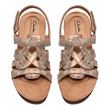 "As Is" Clarks Collection Calenne Gracie Wedge Sandal