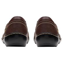 "As Is" Clarks Collection Cora Teresa Leather Slip-On Shoe