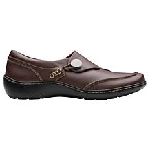 "As Is" Clarks Collection Cora Teresa Leather Slip-On Shoe