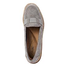 "As Is" Clarks Collection Elaina Echo Heritage Casual Leather Slip-...