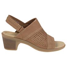 "As Is" Clarks Collection Emily 2 Mist Leather Slingback Sandal