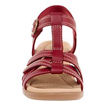 "As Is" Clarks Collection Emily 2 Rose Strappy Leather Sandals