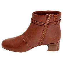 "As Is" Clarks Collection Iridessa Air Leather Ankle Boot
