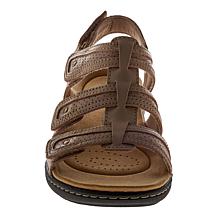 "As Is" Clarks Collection Laurieann Ivy Heritage Casual Flat Sandals