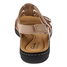 "As Is" Clarks Collection Laurieann Ivy Heritage Casual Flat Sandals