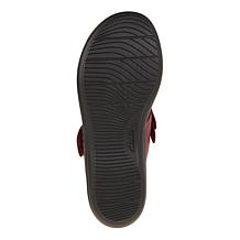 "As Is" Clarks Collection Laurieann Palm Heritage Casual Flat Sandals