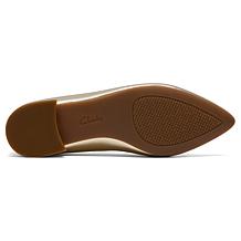 "As Is" Clarks Collection Natalyn Trim Pointed Toe Flat