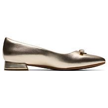 "As Is" Clarks Collection Natalyn Trim Pointed Toe Flat