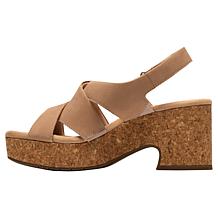 "As Is" Clarks Collection Nerisa Grace Modern Casual Wedge Sandal
